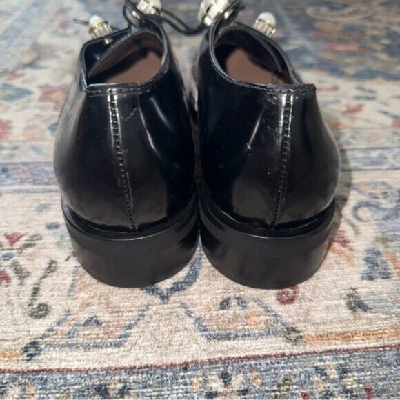 Coliac Women's Pearl Black Loafers Pink Braided Slip On Shoe Size 41 US 10 Read - Picture 8 of 9